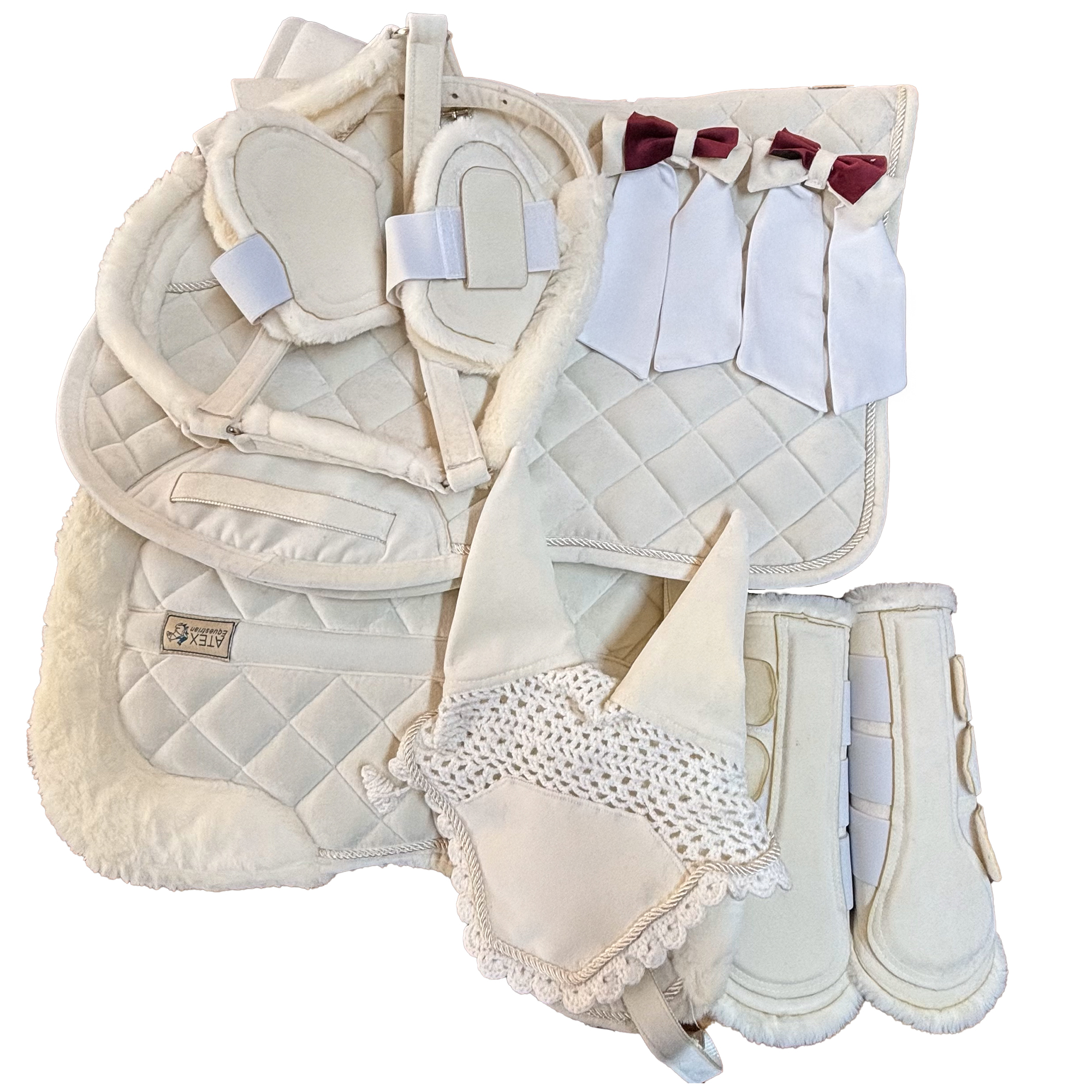 Eyer Altı Set, Eyer Altı Tam Ful Set, Süet Kumaş Eyer Altı Set