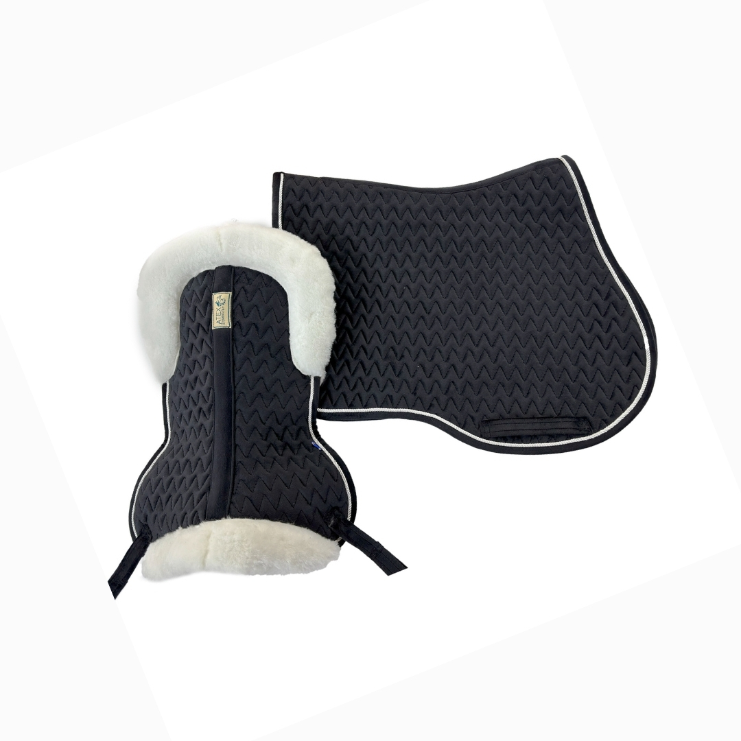 Eyer Altı ve Peluş Set, İpek Kadife Eyer Altı ve Peluş Set, İpek Kadife Eyer Altlığı Peluş Set