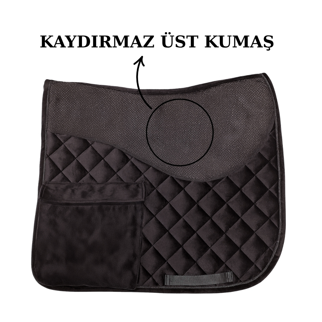 Eyer Altı, Ipek Kadife Eyer Altı, Safari Ipek Kadife Eyer Altlığı Full - Görsel 2