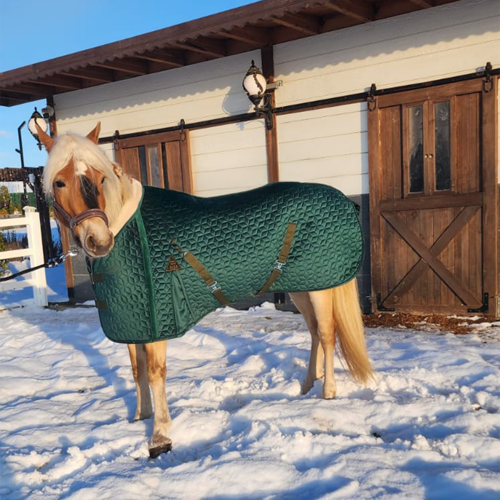 Kışlık Blanket 300 Gr Dolgulu Elyaf, Kışlık Ahır Blanketi, Kışlık Ahır Çulu Atex Luxury - Görsel 2