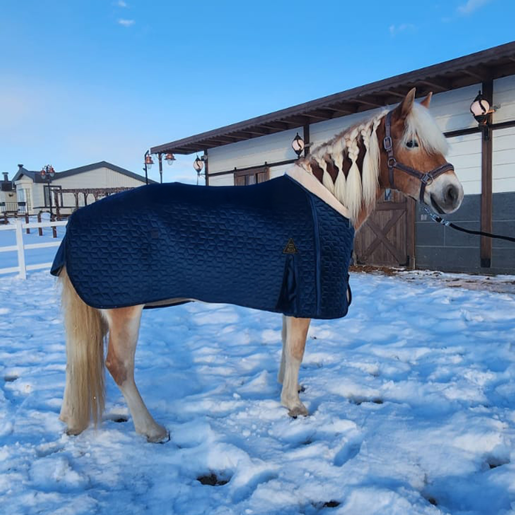 Kışlık Blanket 300 Gr Dolgulu Elyaf, Kışlık Ahır Blanketi, Kışlık Ahır Çulu Atex Luxury - Görsel 4