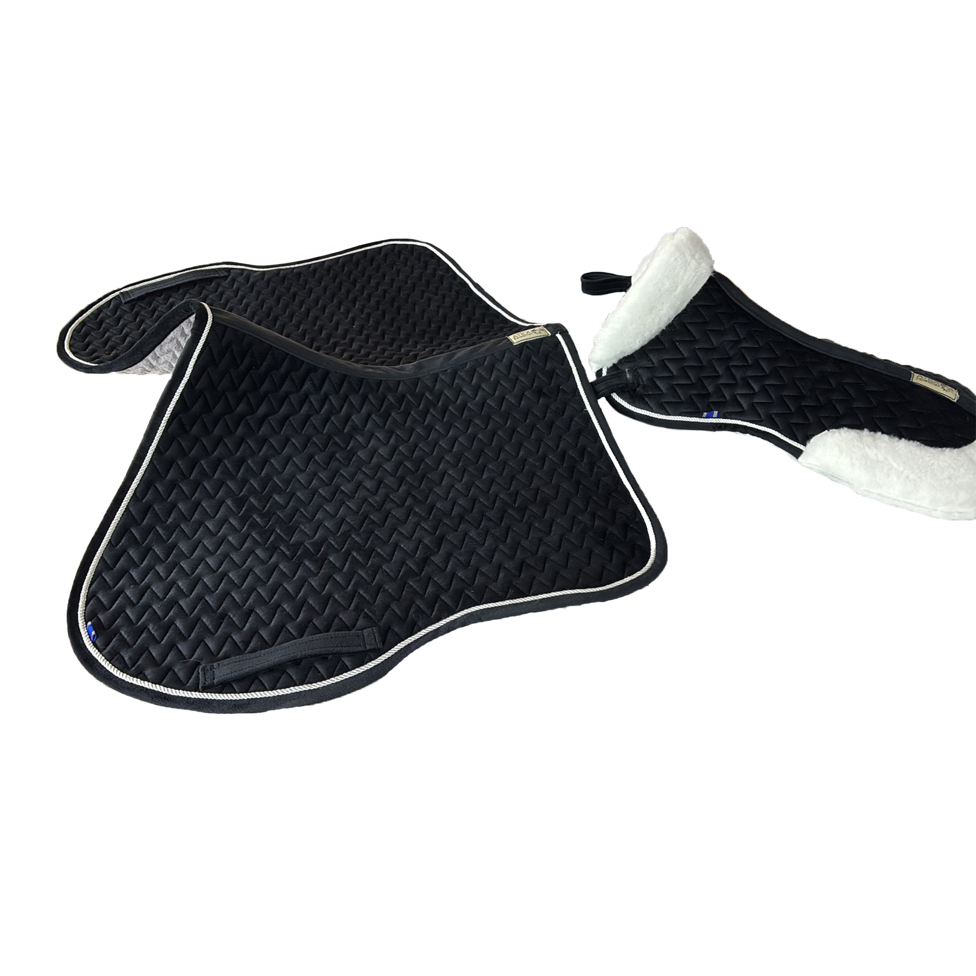 Eyer Altı ve Peluş Set, İpek Kadife Eyer Altı ve Peluş Set, İpek Kadife Eyer Altlığı Peluş Set - Görsel 2