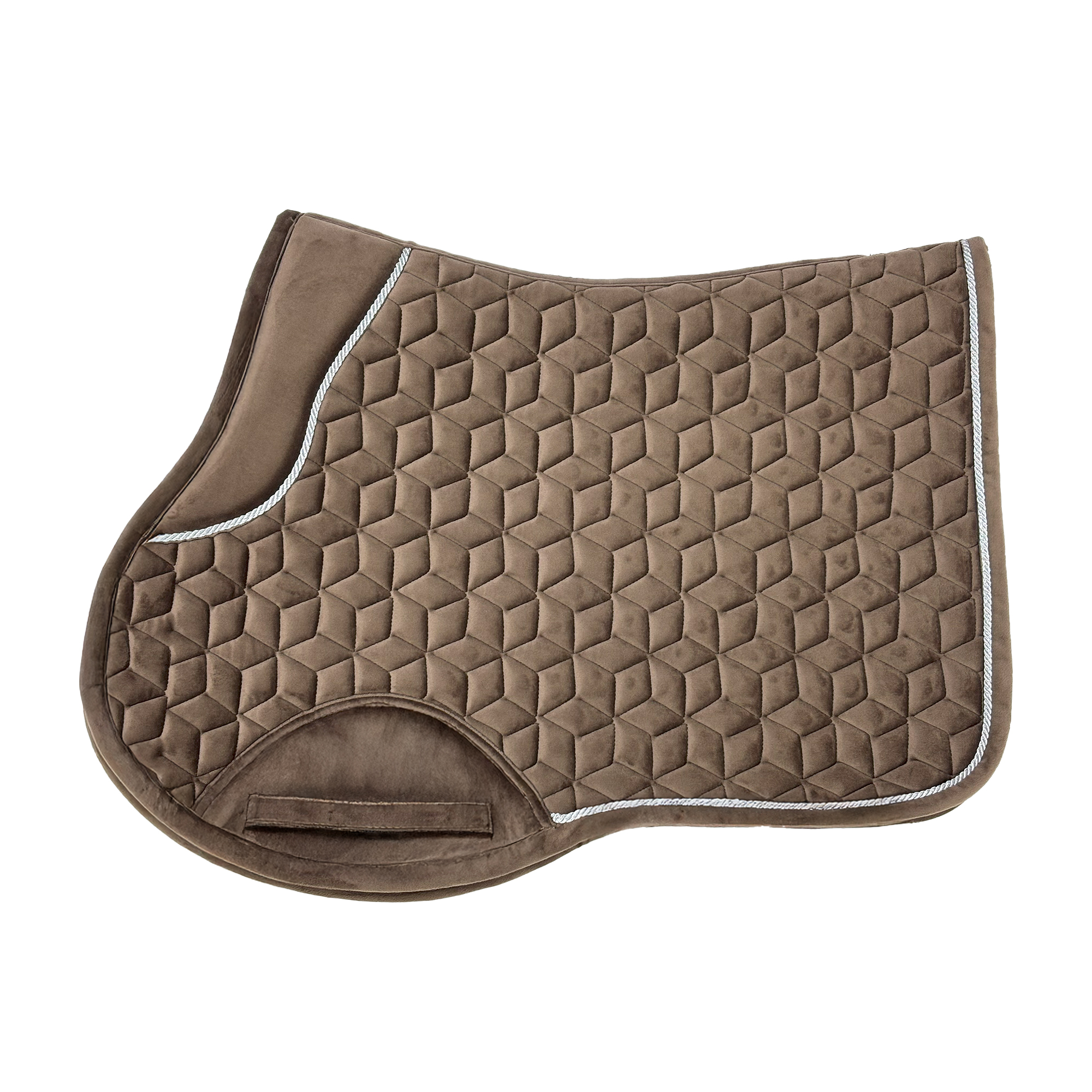 Eyer Altı, İpek Kadife Eyer Altı, F1 Model Küp Desenli İpek Kadife Eyer Altlığı