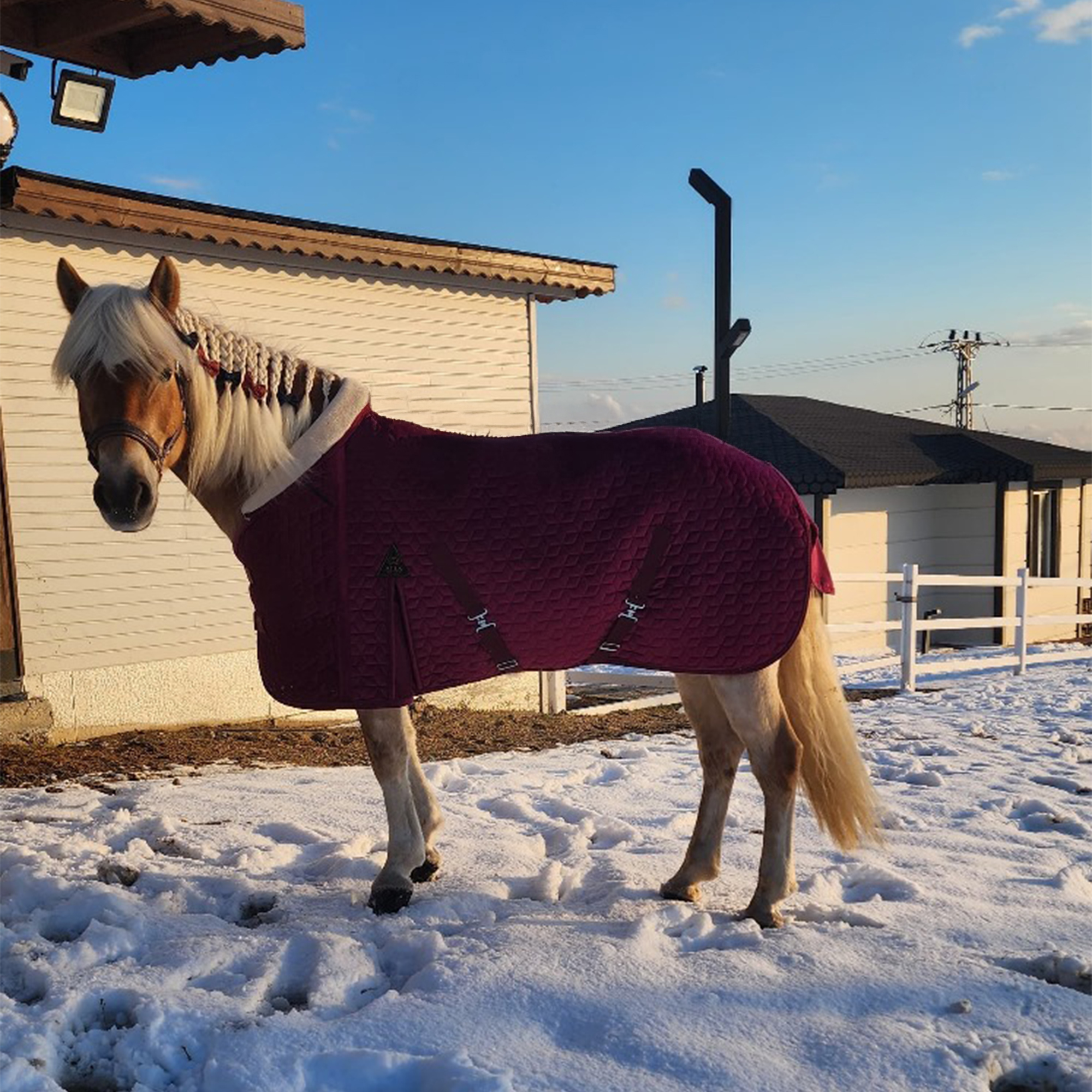 Kışlık Blanket 300 Gr Dolgulu Elyaf, Kışlık Ahır Blanketi, Kışlık Ahır Çulu Atex Luxury