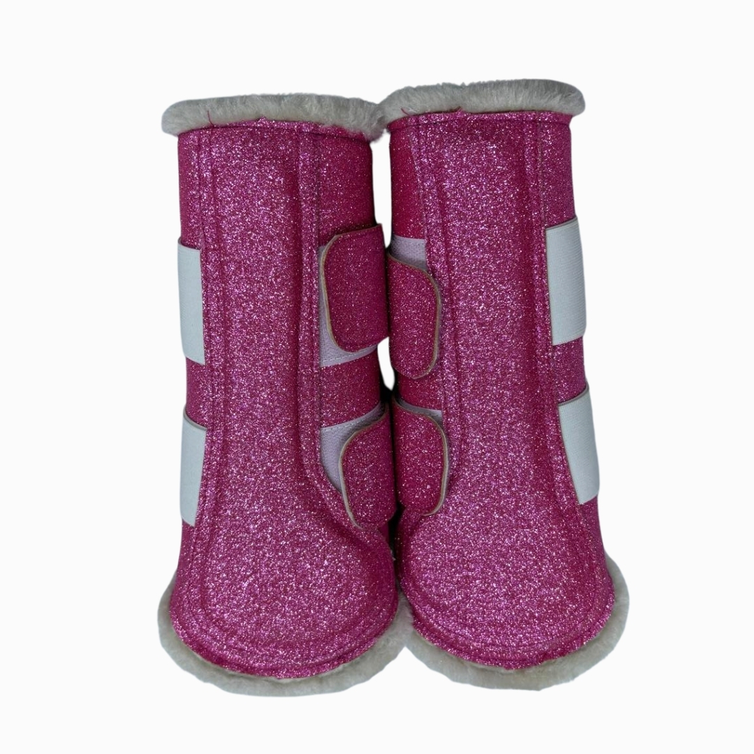 Eyer Altı Set, Eyer Altı Tam Ful Set, Simotex Simli Eyer Altı Set Kalp Desenli - Görsel 61