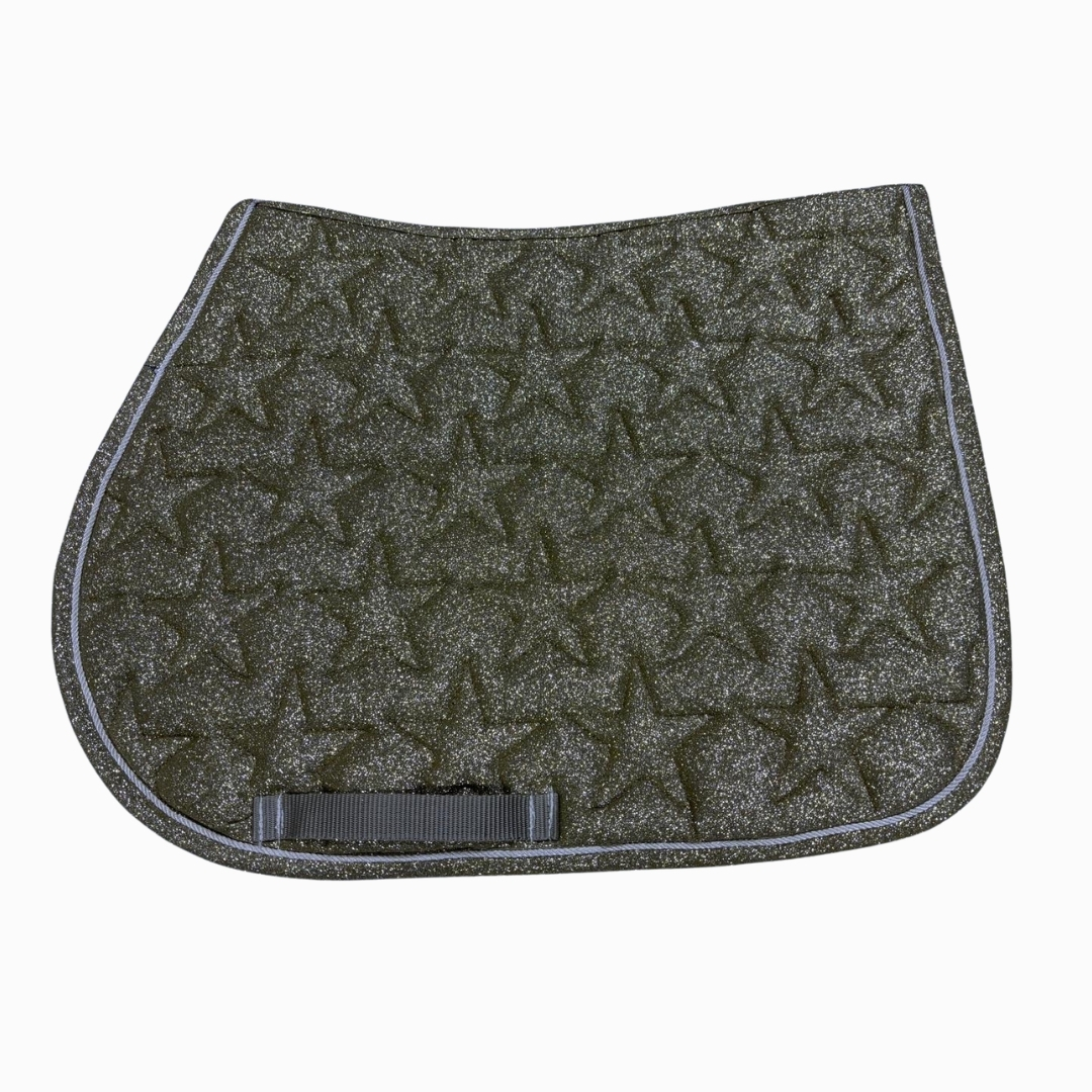 Eyer Altı Set, Eyer Altı Tam Ful Set, Simotex Simli Eyer Altı Set Yıldız Desenli - Görsel 2