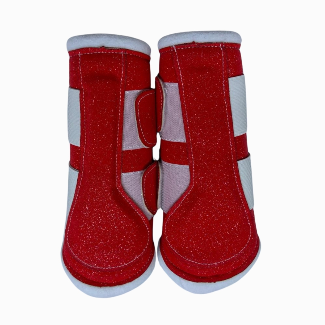 Eyer Altı Set, Eyer Altı Tam Ful Set, Simotex Simli Eyer Altı Set Kalp Desenli - Görsel 20